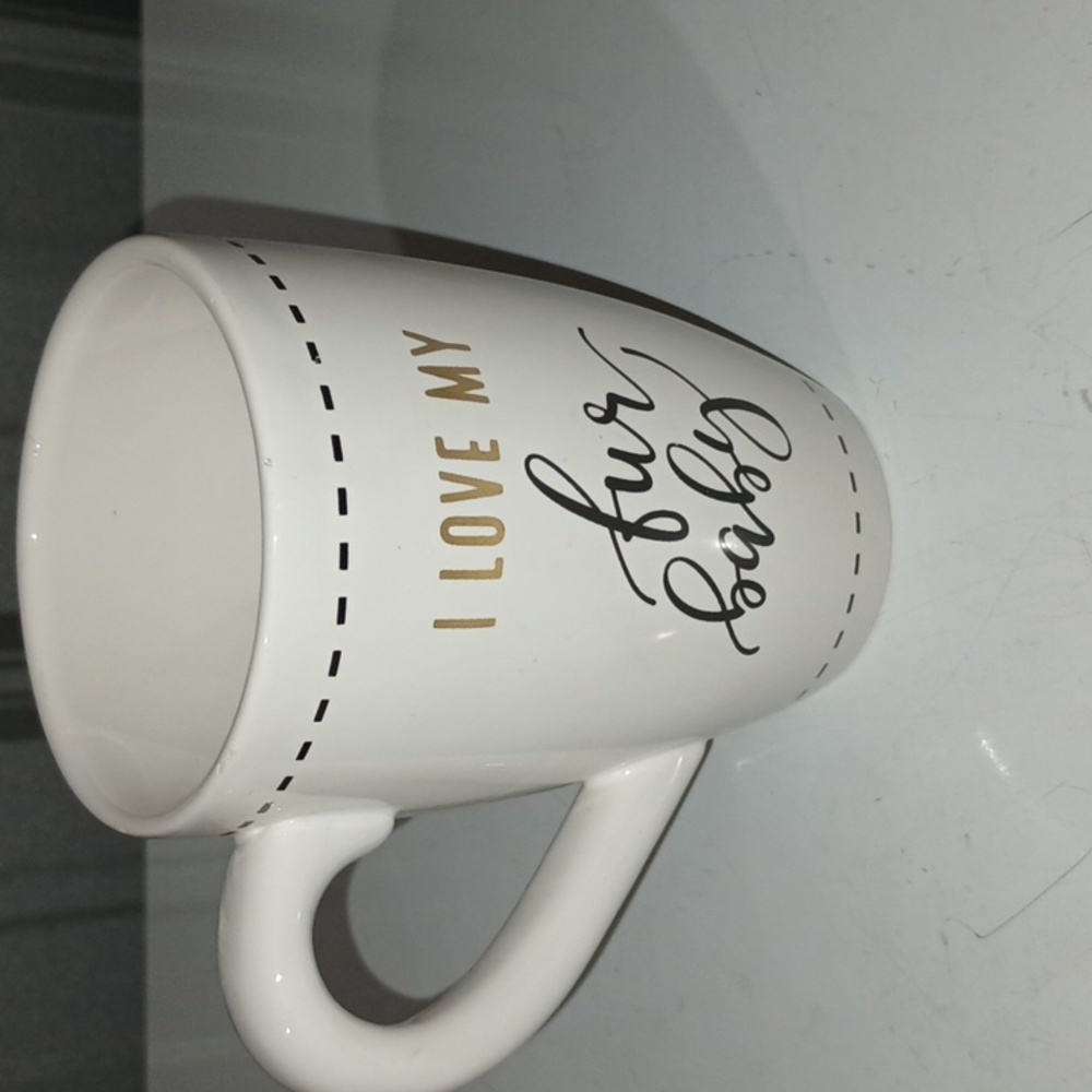 Mud pie I love my fur baby coffee mug